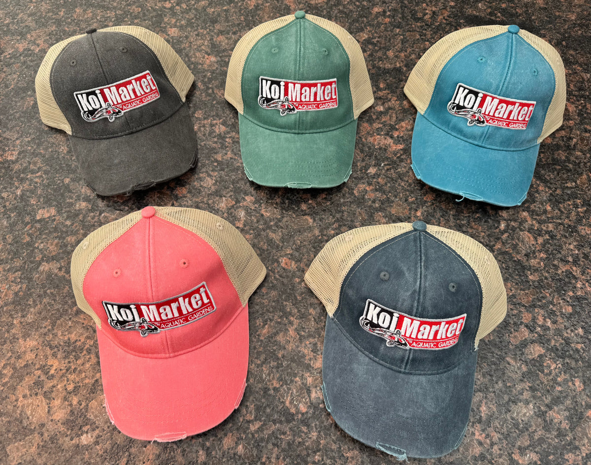 Koi Market Hats (Distressed Ollie Cap)