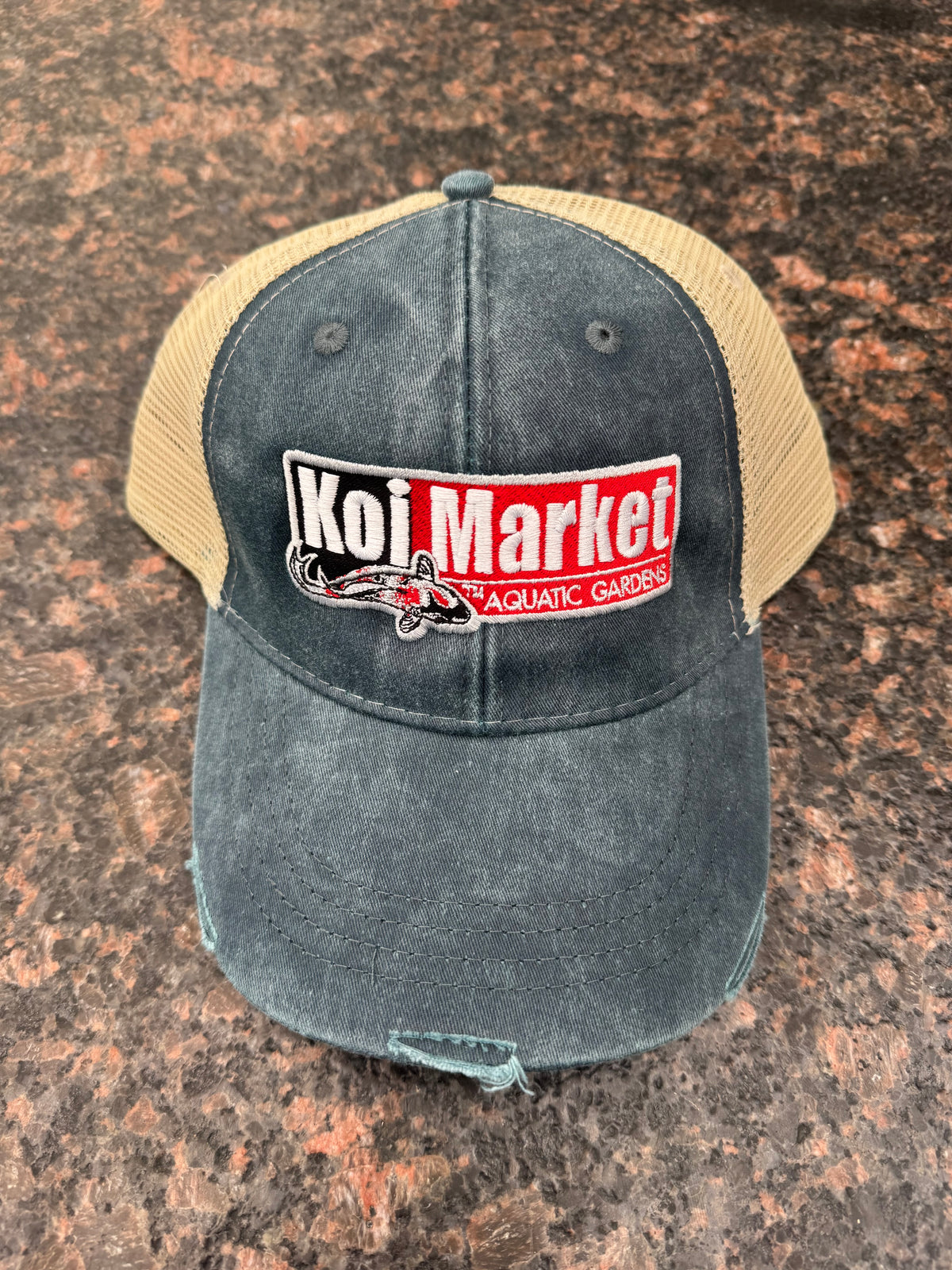Koi Market Hats (Distressed Ollie Cap)