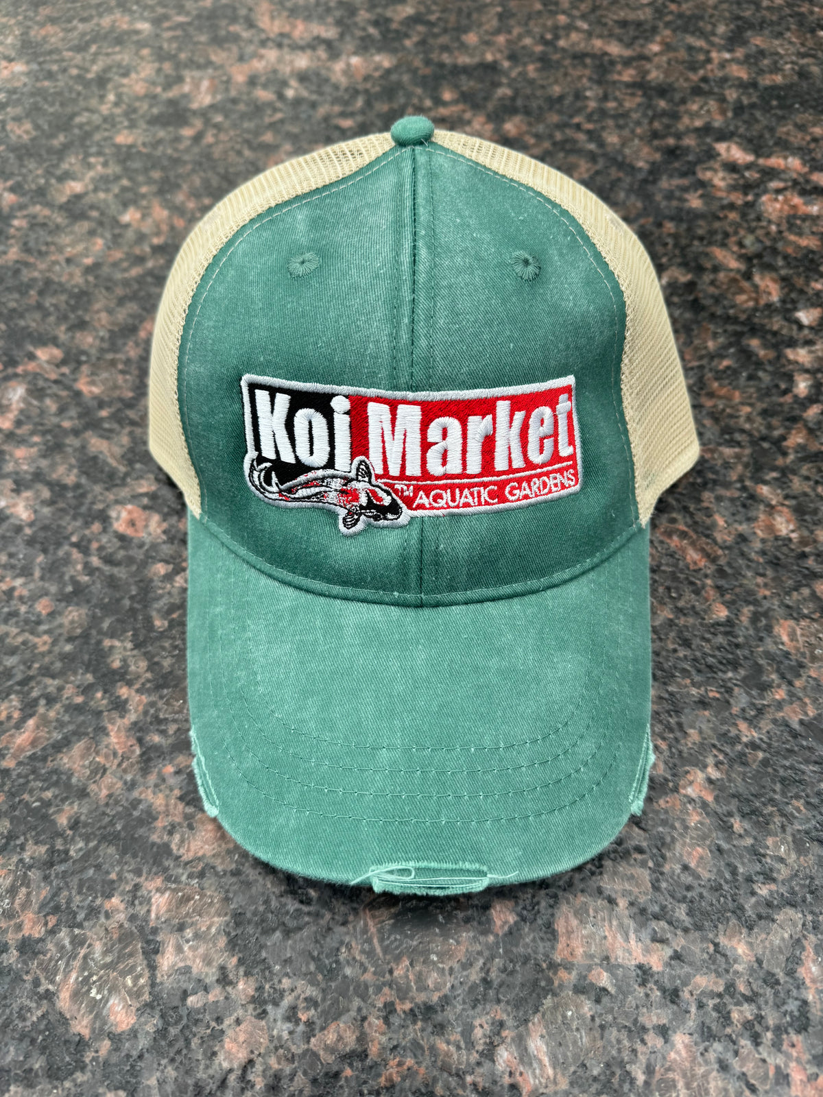 Koi Market Hats (Distressed Ollie Cap)