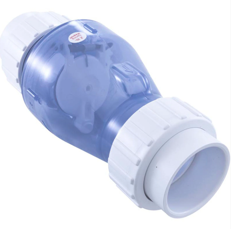 2" Unionized Check Valve Clear