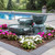 BRASS PATINA SPILLWAY BOWL WITH PEDESTAL KIT BTBOWL