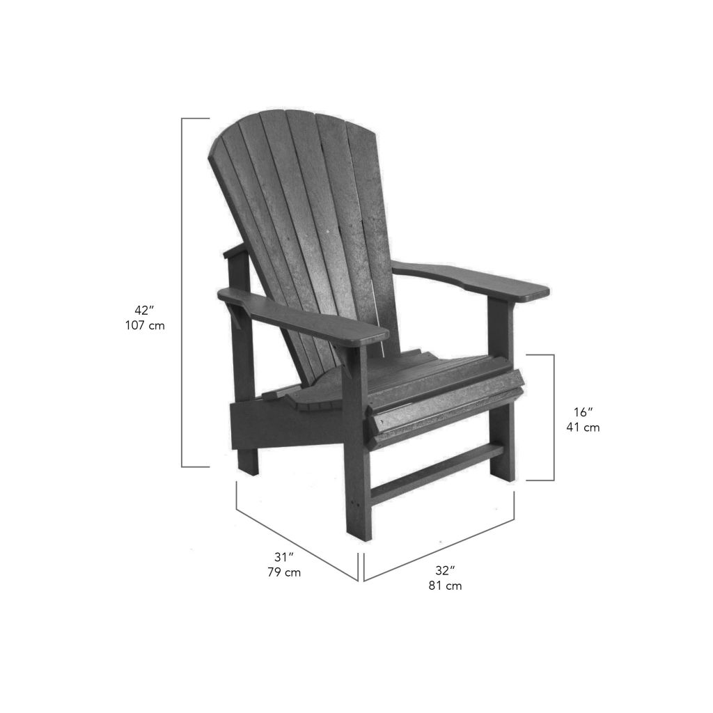 ADIRONDACK CHAIR UPRIGHT MODEL CO3