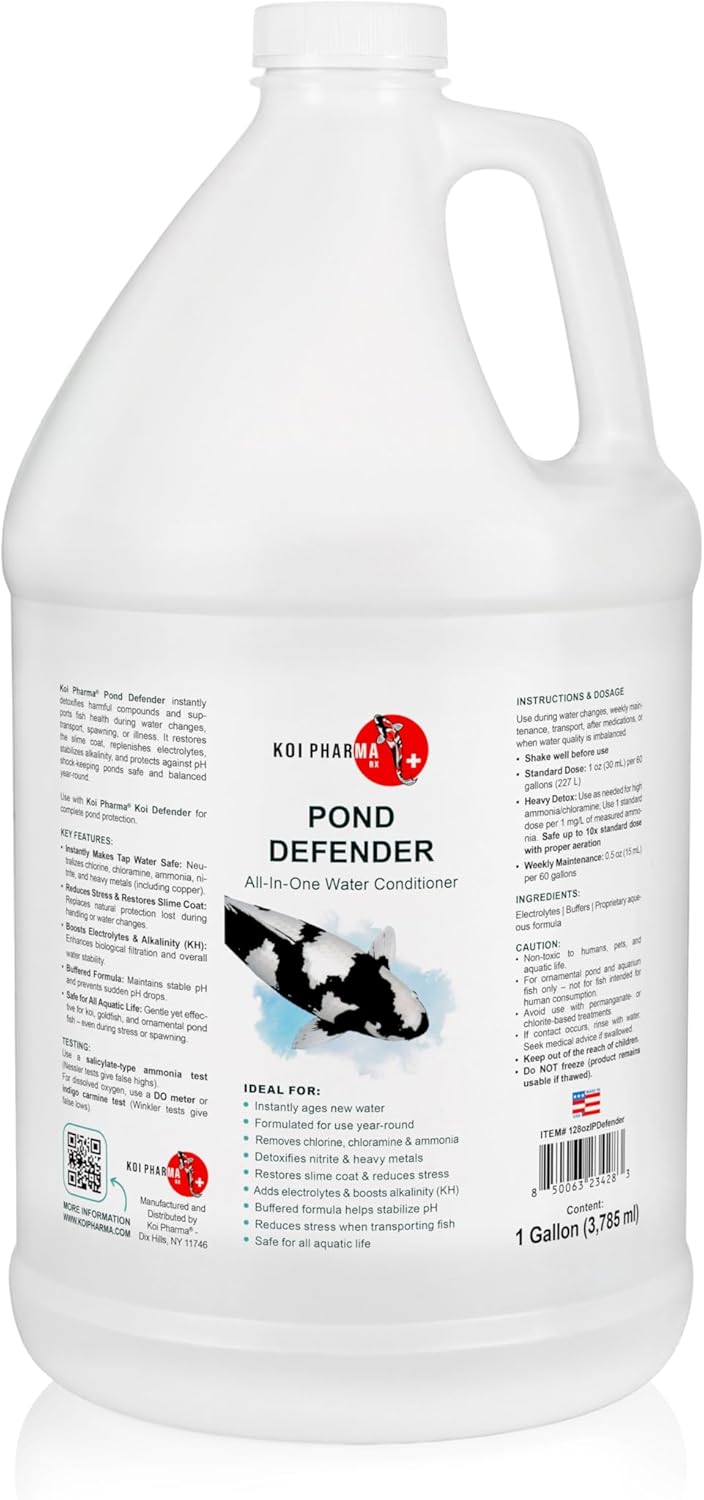 Koi Pharma Pond Defender All-In-One Water Conditioner