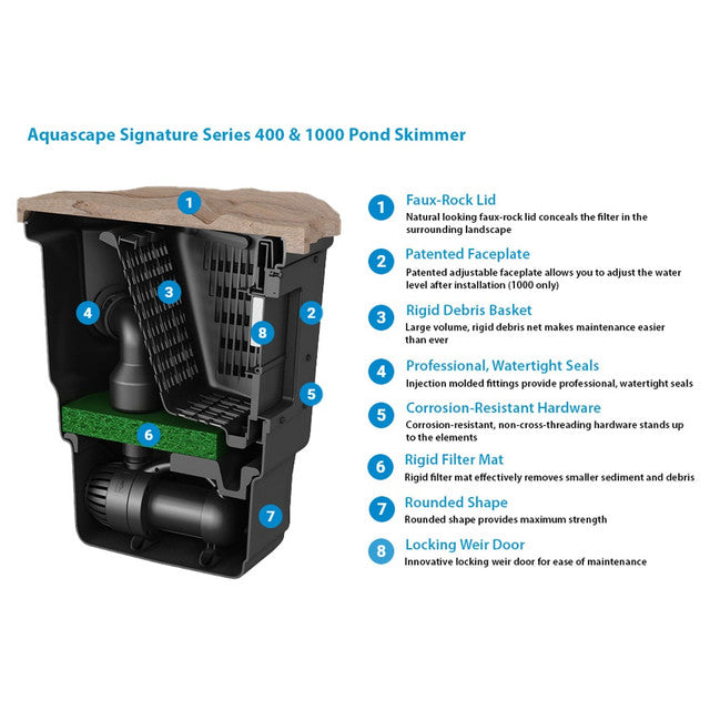 Aquascape Signature Series Pond Skimmers